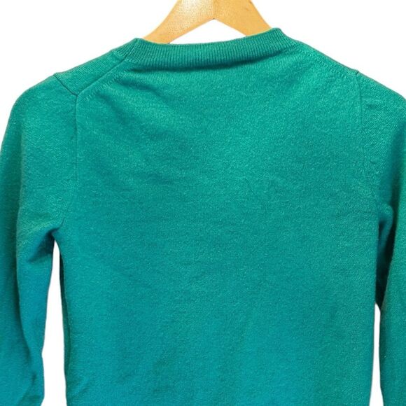 J. Crew Green Cashmere Sweater. Size Small. - Picture 10 of 14